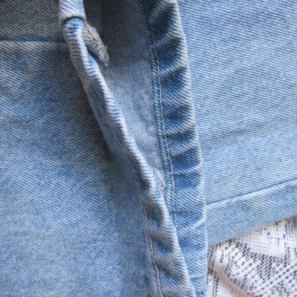 Unisex Major Damage Jeans Blue 30x33 100% Cotton, waist 29in, hip 42in, - Picture 5 of 9